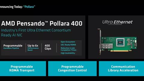 amd lanzara la primera tarjeta ultra ethernet de 400 gbps