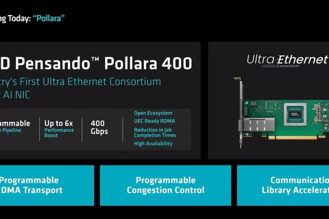 amd lanzara la primera tarjeta ultra ethernet de 400 gbps