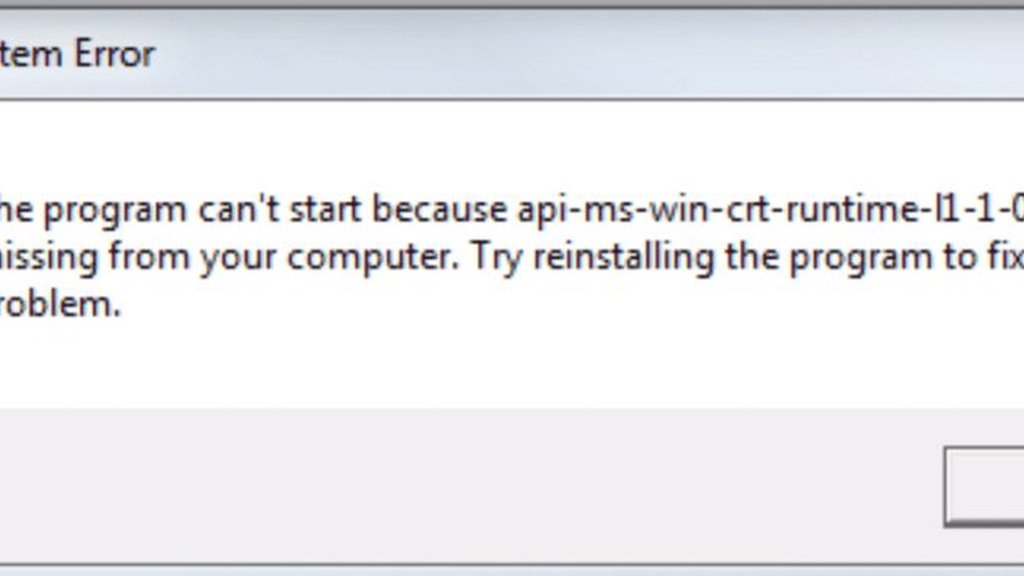 api ms win crt runtime l1 1 0 dll