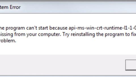 cómo solucionar el error api ms win crt runtime l1 1 0.dll en windows 10