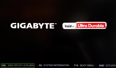 como entrar bios gigabyte
