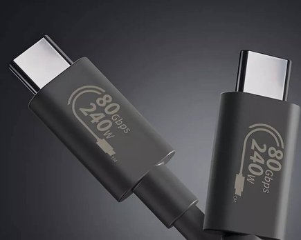 ya están llegando los primeros cables u s b4 2.0 capaces de alcanzar 240 w y 80 gbps