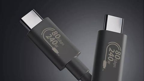 ya están llegando los primeros cables usb4 2.0 capaces de alcanzar 240 w y 80 gbps