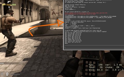 crear servidor lan csgo status