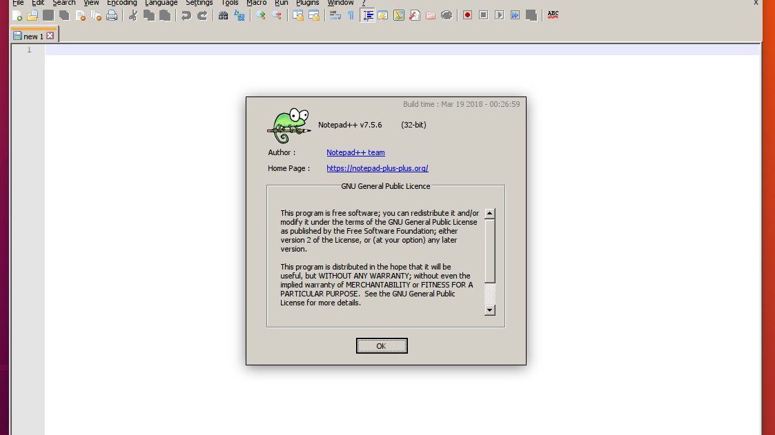 como instalar notepad ubuntu
