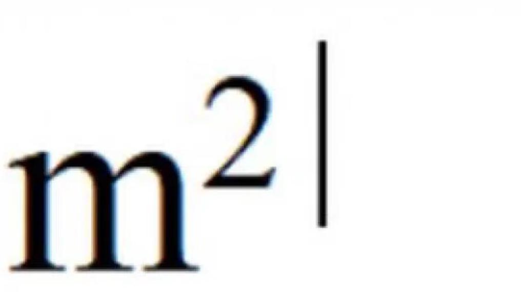 metros cuadrados word