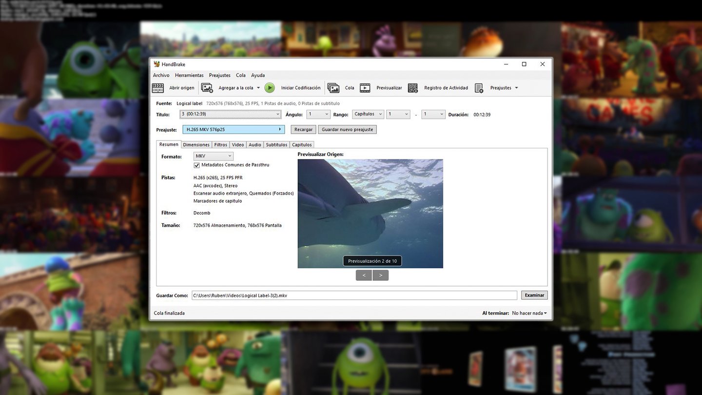 como ripear dvd con handbrake