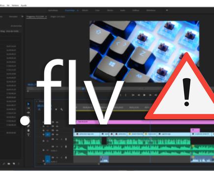 ¿ cómo utilizar un fichero .flv de o b s en adobe premiere?