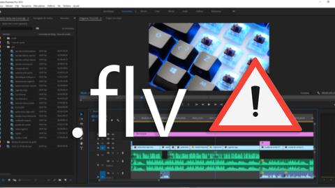 ¿ cómo utilizar un fichero .flv de o b s en adobe premiere?