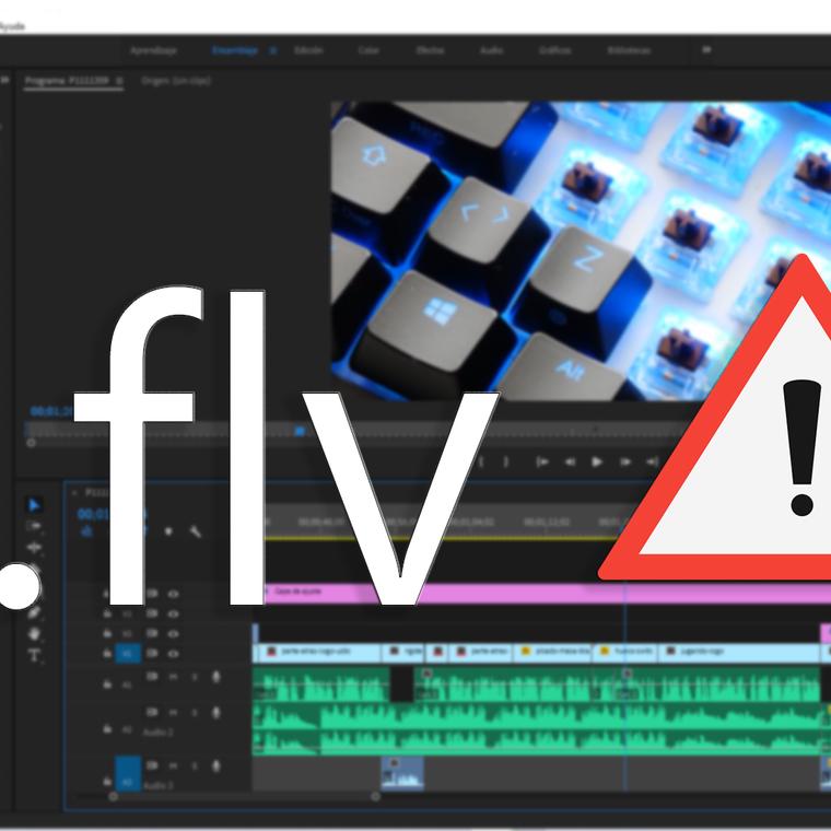 como solucionar problema flv adobe premiere