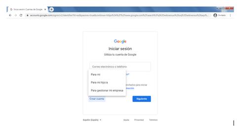 pasos crear gmail