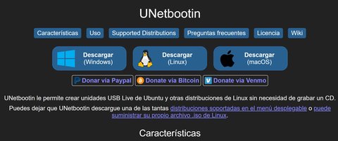 crear usb booteable con unetbootin