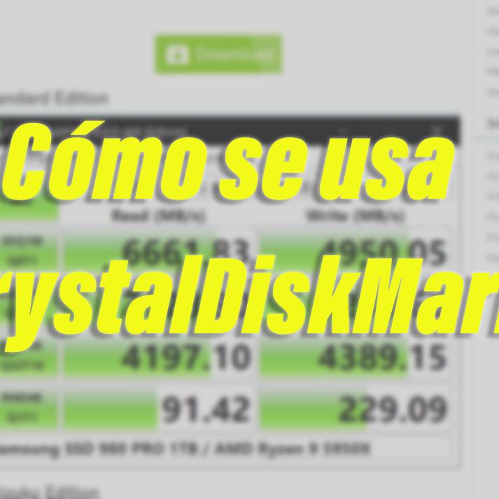 como usar crystaldiskmark