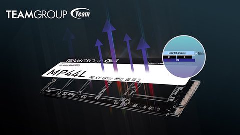 t e a m g r o u p anuncia una unidad s s d de 2 t b con una pegatina de grafeno disipadora mejorada