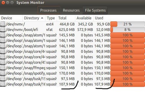 prefijos decimales disco duro ubuntu