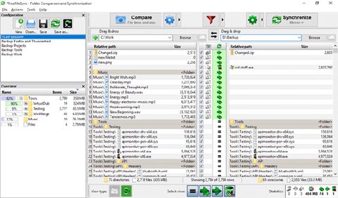 mejores programas sincronizar carpetas freefilesync