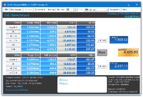 programas test medir velocidad anvils storage utilities