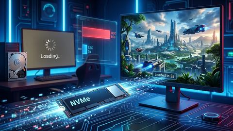 el rol de los ssd en la reducción de los tiempos de carga y la mejora del diseño de los juegos