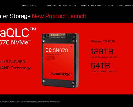 sandisk lanzara unidades ssd de 128tb este ano y de 512tb en 2027