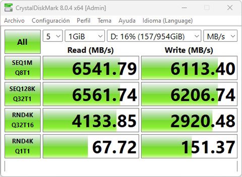 ssd m2 nvme teamgroup mp44 crystaldiskmark nvme
