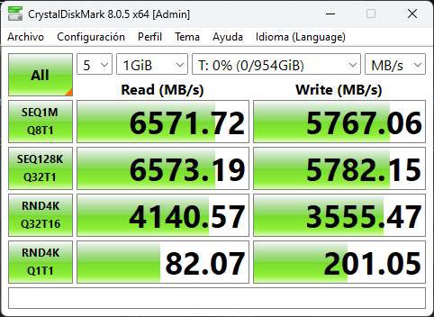 ssd m2 teamgroup t force g70 pro 1tb disk mark6