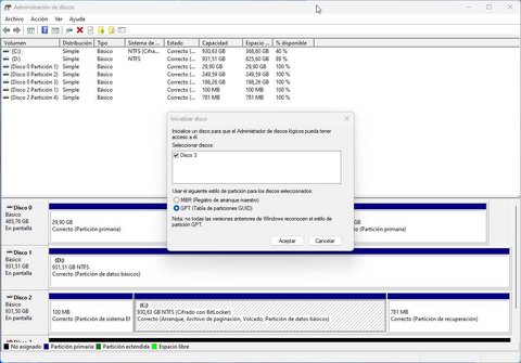 ssd m2 teamgroup t force g70 pro 1tb iniciar disco