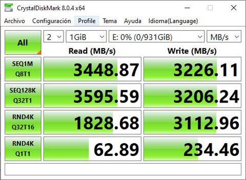 ssd m2 teamgroup t force cardea z44l crystaldiskmark nvme