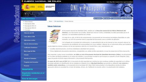 aspectos importantes dni e espana