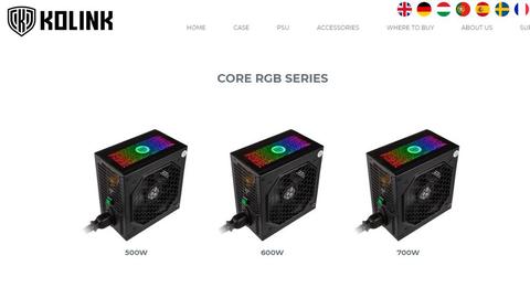 kolink estrena su gama core r g b series de fuentes de alimentación