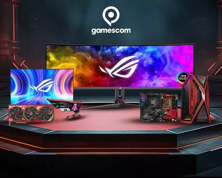 asus presenta un monitor o l e d 4 k de 32 pulgadas del mundo, placas base z790 y un router wi fi 7 para gamers