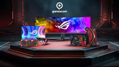 asus presenta un monitor o l e d 4 k de 32 pulgadas del mundo, placas base z790 y un router wi fi 7 para gamers