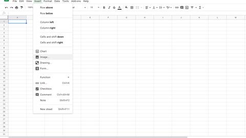 ahora es más fácil insertar imágenes en las hojas de cálculo de google drive