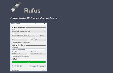 grabar iso en usb con rufus