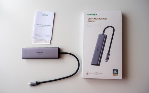 ugreen 6 en 1 con 4k 60hz accesorios