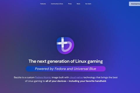 bazzite lanza 2 nuevas versiones para desarrolladores de videojuegos