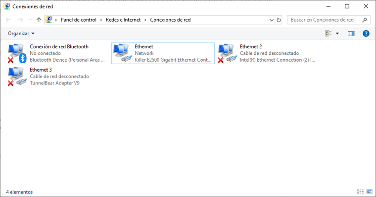 configurar servidor dns windows 10