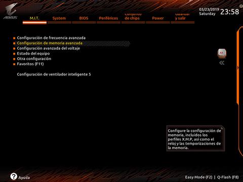 activar xmp placa aorus