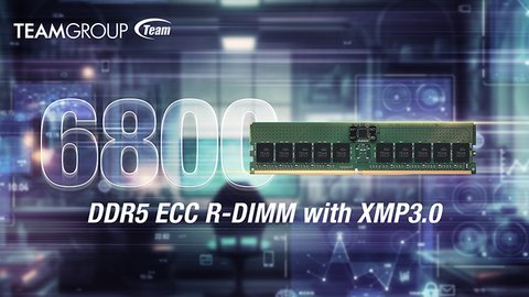 lanzamiento teamgroup ddr5 6800 ecc r dimm