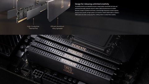 las memorias t c r e a t e e x p e r t d d r5 de t e a m g r o u p ganan el premio red dot design award de 2023