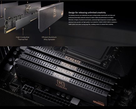 las memorias t c r e a t e e x p e r t d d r5 de t e a m g r o u p ganan el premio red dot design award de 2023