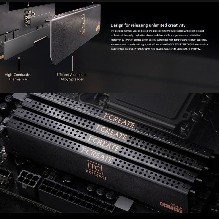memorias teamgroup t create expert ddr5 ganan premio red dot design 2023