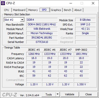 cpu z single rank