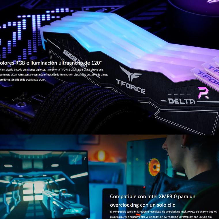 teamgroup lanza t force delta rgb ddr5 7600mhz