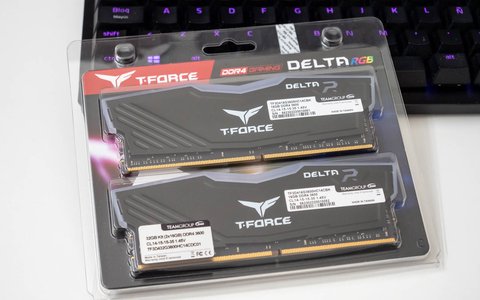 teamgroup t force delta rgb ddr4 empaquetamiento