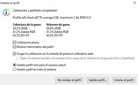 msi pro mp161 calibracion