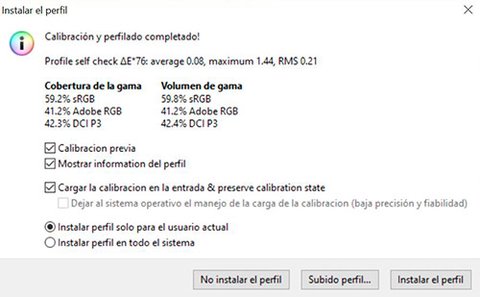 msi pro mp161 calibracion