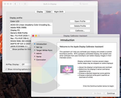 calibracion color macos