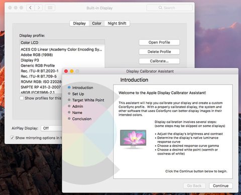 calibracion color macos