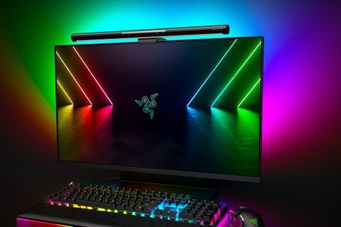 lanzamiento razer aether monitor light bar
