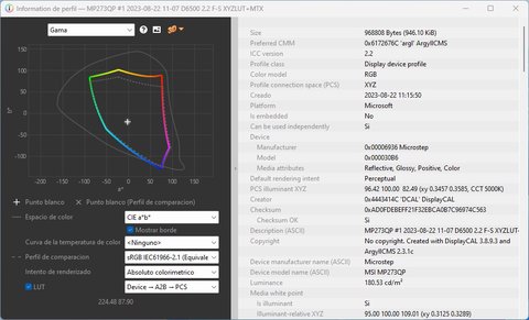 msi pro mp273qp perfil